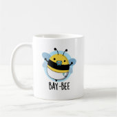 Bucht-Biene Funny Baby Bee Pun Kaffeetasse (Links)