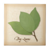 Bucht-Blätter Fliese (Vorderseite)