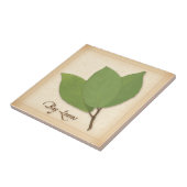 Bucht-Blätter Fliese (Seite)