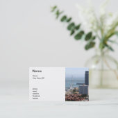 Bucht-Brücke Visitenkarte (Stehend Vorderseite)