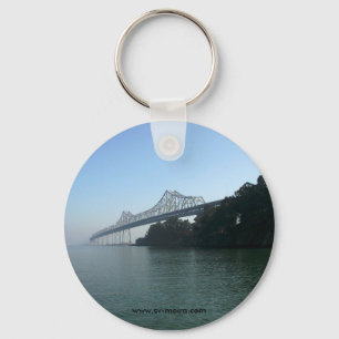 Bucht-Brücke von der Scherer-Bucht, San Francisco Schlüsselanhänger