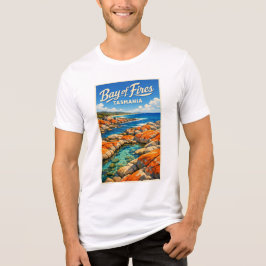 Bucht der Feuer Tasmanien Tri-Blend Shirt