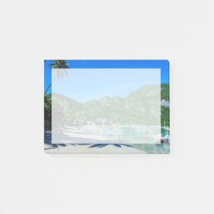 Bucht des El Nido Strandes Post-it Klebezettel