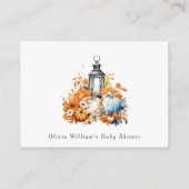 BUCHT FÜR BABY Ein wenig Kürbis Herbst Herbst Begleitkarte (Rückseite)