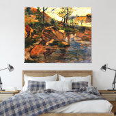 Bucht gegenüber Pont-Aven Hafen, Poster Leinwanddruck (Insitu (Schlafzimmer))