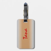 Bucht-Haus-Gepäckanhänger Gepäckanhänger (Rückseite vertikal)