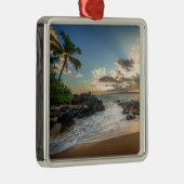 Bucht Makena Strand-| Makena Ornament Aus Metall (Rechts)
