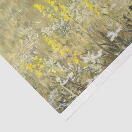 Bucht Pferd in einem weitläufigen Bild Seidenpapier (Ausschnitt)