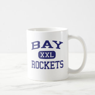 Bucht-Rockets-Sekundarschule-Bucht-Dorf Ohio Kaffeetasse