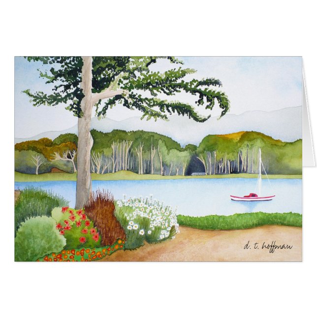 Bucht-Seitenansichtkarte (Vorderseite (Horizontal))