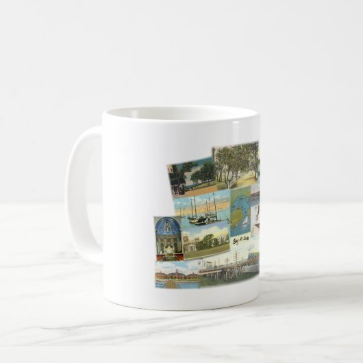 Bucht-St.- Louiscollage Kaffeetasse (Vorderseite Links)