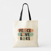 Bucht Tasche - Liebe Bücher Design (Rückseite)