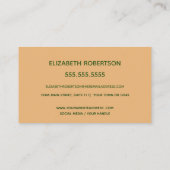 Bucht Tree Trio Garden Design Landschaft Visitenkarte (Rückseite)