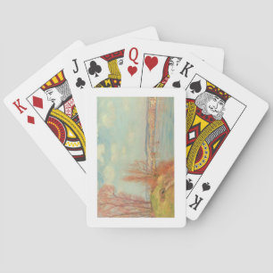 Bucht und Fluss, 1901 (Öl auf Leinwand) Spielkarten