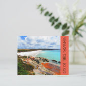 Bucht von Bränden Postkarte (Stehend Vorderseite)