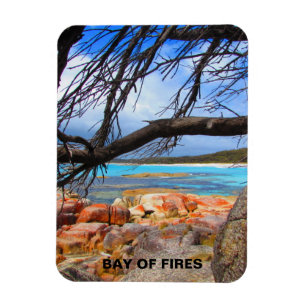 Bucht von Bränden, Tasmanien, Australien, Magnet