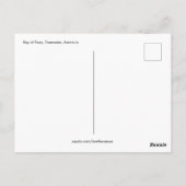 Bucht von Bränden, Tasmanien, Australien Postkarte (Rückseite)