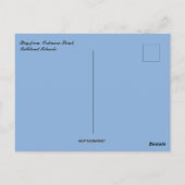 Bucht von den Ordinance Point Falkland Islands Postkarte (Rückseite)