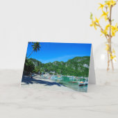 Bucht von El Nido Beach Karte (Gelbe Blume)