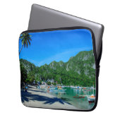 Bucht von El Nido Beach Laptopschutzhülle (Vorderseite Links)