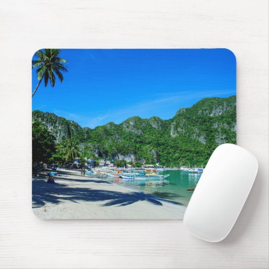 Bucht von El Nido Beach Mousepad (Mit Mouse)