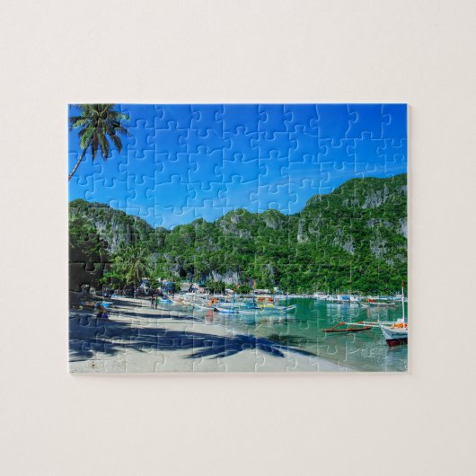 Bucht von El Nido Beach Puzzle (Horizontal)