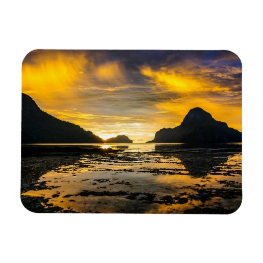 Bucht von El Nido Sunset Magnet (Horizontal)