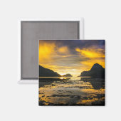 Bucht von El Nido Sunset Magnet (Vorderseite/Rückseite)