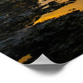 Bucht von El Nido Sunset Poster (Ecke)