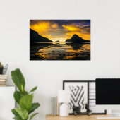 Bucht von El Nido Sunset Poster (Heimbüro)