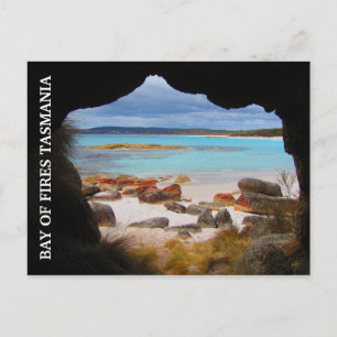 Bucht von Feuern gemütliche Höhle Postkarte