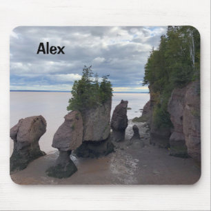 Bucht von Fundy Mousepad. Personalisiere es! Mousepad