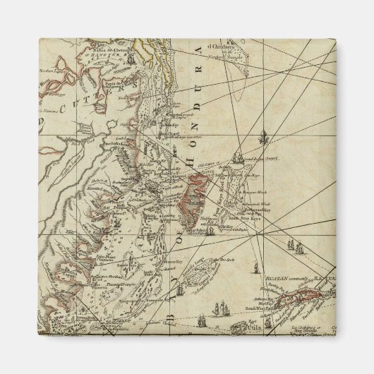 Bucht von Honduras Magnet (Vorne)