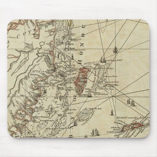 Bucht von Honduras Mousepad (Vorne)