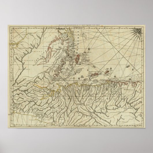 Bucht von Honduras Poster (Vorne)