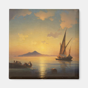 Bucht von Meerblick Neapels Iwan Aivazovsky Magnet