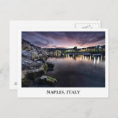 Bucht von Neapel in Italien Postkarte (Vorne/Hinten)