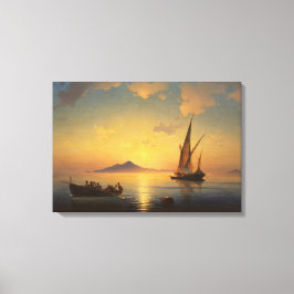 Bucht von Neapel Ivan Aivazovsky Seescape Leinwanddruck