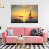 Bucht von Neapel Ivan Aivazovsky Seescape Leinwanddruck (Insitu (Wohnzimmer))
