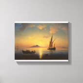 Bucht von Neapel Ivan Aivazovsky Seescape Leinwanddruck (Vorderseite)