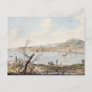 Bucht von Neapel vom Meer in der Nähe der Maddalen Postkarte