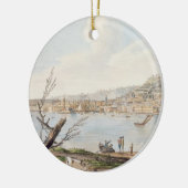 Bucht von Neapel vom Seeufer nahe dem Maddalena-Br Keramikornament (Links)