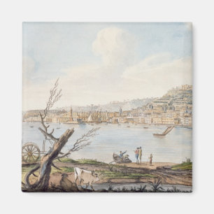 Bucht von Neapel vom Seeufer nahe dem Maddalena-Br Magnet