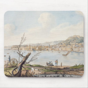 Bucht von Neapel vom Seeufer nahe dem Maddalena-Br Mousepad