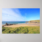 Bucht von Porthcothan Poster (Vorne)