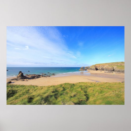 Bucht von Porthcothan Poster (Vorne)