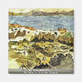 Bucht von Tanger in Marokko Magnet (Vorne)