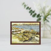 Bucht von Tanger in Marokko Postkarte (Stehend Vorderseite)