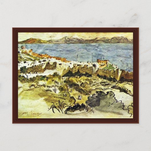 Bucht von Tanger in Marokko Postkarte (Vorderseite)