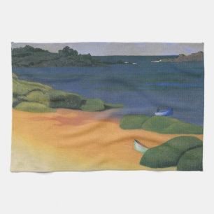 Bucht von Tregastel von Felix Vallotton, Fine Art Handtuch